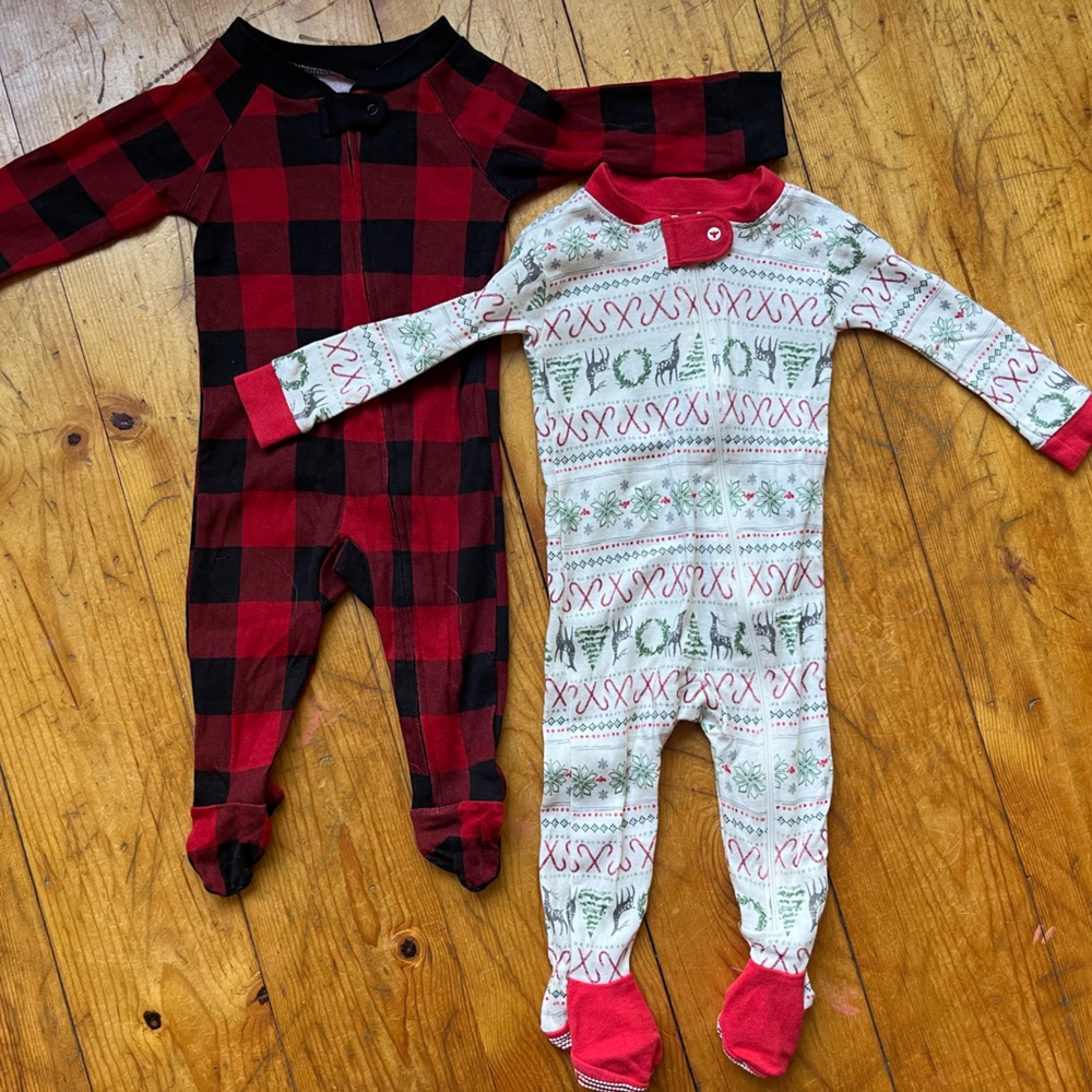 Christmas Baby Footie Pajamas